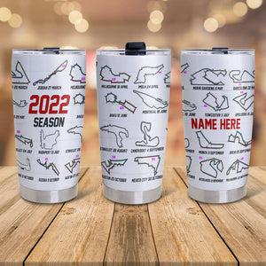 F1 Racing 2022 Season - Personalized Tumbler Cup - Gift for Fans - Tumbler Cup - GoDuckee