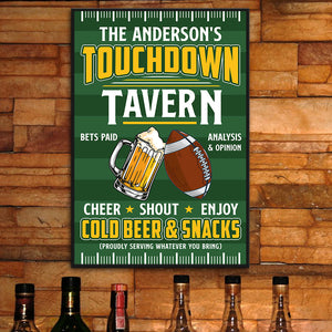 American Football Poster - Cheer Shout Enjoy - Beer Lovers - Poster & Canvas - GoDuckee