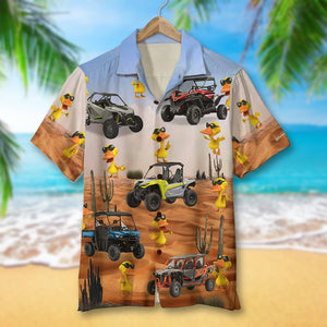 UTV Hawaiian Shirt, UTV Duck Desert - Hawaiian Shirts - GoDuckee
