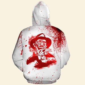 Blood Splatter Shirt - Whatever You Do Don't Fall Asleep - AOP Products - GoDuckee