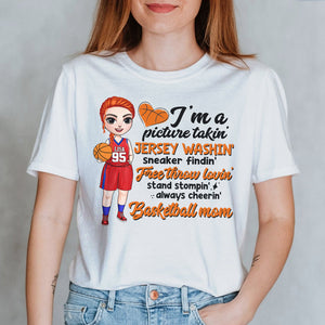 Basketball I'm A Basketball Mom - Personalized Shirt BSB2104 - Shirts - GoDuckee