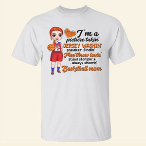Basketball I'm A Basketball Mom - Personalized Shirt BSB2104 - Shirts - GoDuckee