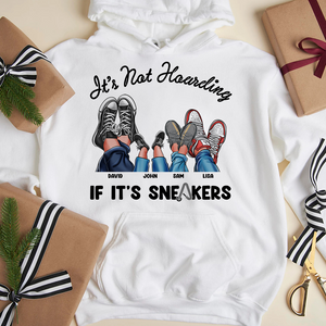 Sneaker Family It's Not Hoarding If It's Sneakers, Personalized Shirt - Shirts - GoDuckee