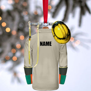 Lineman's Uniform - Personalized Christmas Ornament - Christmas Gift For Lineman - Ornament - GoDuckee