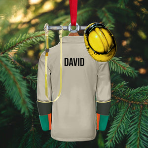 Lineman's Uniform - Personalized Christmas Ornament - Christmas Gift For Lineman - Ornament - GoDuckee