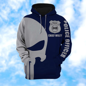 Personalized Police All Over Print Shirt - Pattern - Custom Unit - AOP Products - GoDuckee