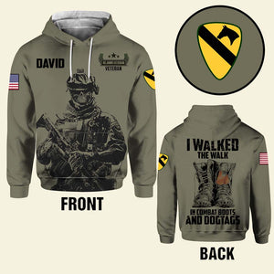 I Walked The Walk In Combat Boots And Dogtags Personalized Veteran Shirt, Custom Military Unit - AOP Products - GoDuckee