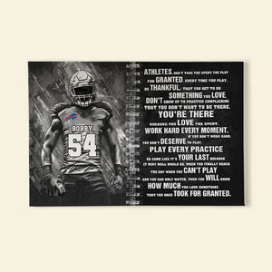 Don't Take The Sport You Play For Granted Personalized Football Canvas Print, Gift For Football Lovers - Poster & Canvas - GoDuckee