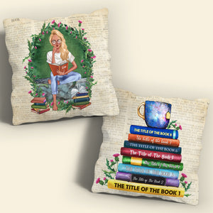 Book Reading Book And Chill Personalized Pillow - Pillow - GoDuckee