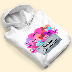 Grandma Sweetheart, Family Shirt Hoodie Sweatshirt - Shirts - GoDuckee