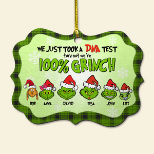 Family We Took A DNA Test Turn Out We Are 100% Naughty, Personalized Benelux Ornament - Ornament - GoDuckee