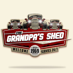 Personalized Hot Rod Cut Metal Sign Welcome Service 24/7 - Metal Wall Art - GoDuckee