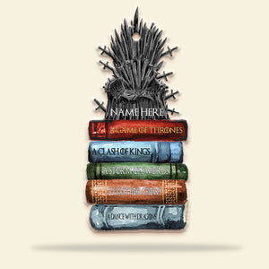 Thrones with Novel , Personalized Christmas Ornament, Christmas Gift For Fans - Ornament - GoDuckee