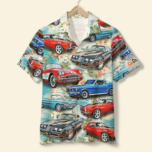 Seamless Island Pattern, Custom Car Hawaiian Shirt, Gift For Summer (Car0107) - Hawaiian Shirts - GoDuckee
