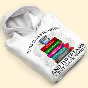 Custom Name Shirts - Sarah J. Maas - To The Stars Who Listen And The Dreams That Are Answered - Shirts - GoDuckee