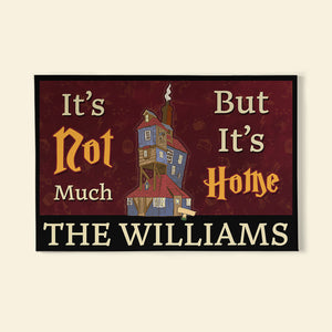 Custom Name Doormat - It's Not Much But It's Home - Gifts for Fans - Doormat - GoDuckee