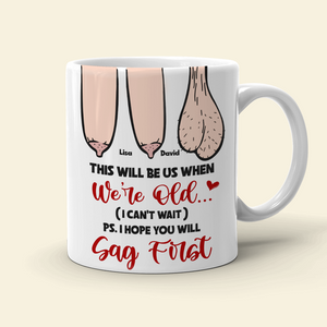 Funny Old Couple-This Will Be Us When We're Old Personalized Couple Mug - Coffee Mug - GoDuckee