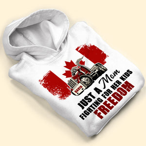 Trucker Fighting For Freedom - Gift For Truckers' Family - Personalized Shirts - Shirts - GoDuckee
