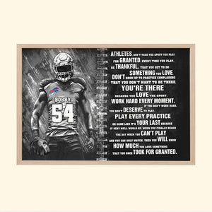 Don't Take The Sport You Play For Granted Personalized Football Canvas Print, Gift For Football Lovers - Poster & Canvas - GoDuckee