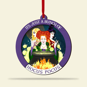 Witch Sister Ornament, It's Just A Bunch of Magic, Christmas Tree Decor - Ornament - GoDuckee