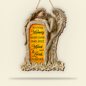 Heaven Missed And Loved Forever, Personalized 2 Layers Wood Sign - Wood Sign - GoDuckee