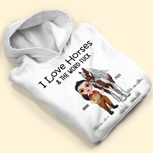 I Love Horses, Personalized Shirt, Gift For Horse Lover - Shirts - GoDuckee