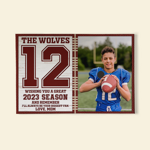 American Football Wish You A Great Season, Personalized Canvas Print - Upload Image - Poster & Canvas - GoDuckee