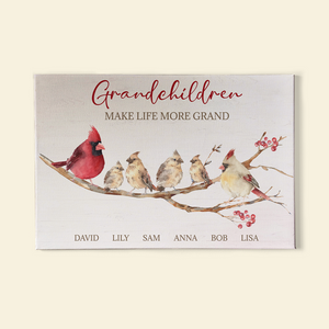 Grand Children Make Life More Grand, Personalized Poster, Gift For Grandparents - Poster & Canvas - GoDuckee