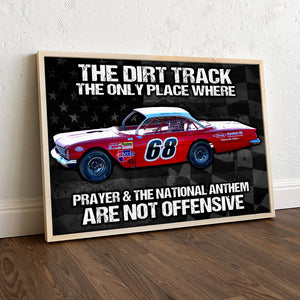 Dirt Track Racing - Custom Photo Poster - Drive It Like You're Sponsored - Poster & Canvas - GoDuckee