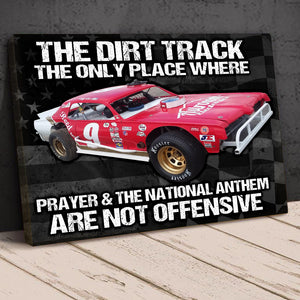 Dirt Track Racing - Custom Photo Poster - Drive It Like You're Sponsored - Poster & Canvas - GoDuckee