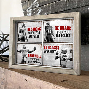 Be Strong When You Are Weak , Football Canvas Poster - Poster & Canvas - GoDuckee