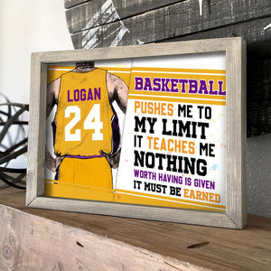 Player Basketball, Basketball Poster Canvas Gift - Poster & Canvas - GoDuckee