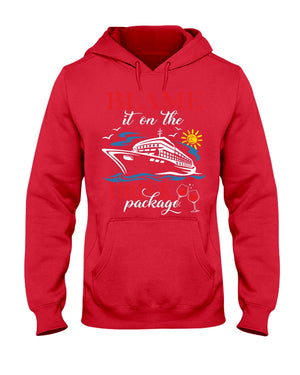 Blame It On the Drink Package Funny Cruise Cruising - Shirts - GoDuckee