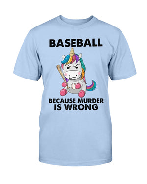Basketball Because Murder Is Wrong Shirts - Shirts - GoDuckee