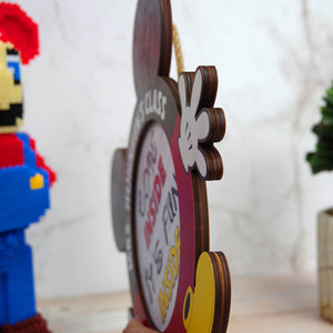 Mouse Teacher Come Inside It's Fun Inside Personalized Wood Classroom Sign Gift For Teacher - Wood Sign - GoDuckee