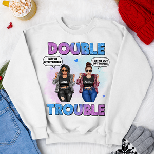 Trouble Friends Personalized Shirts, Gift For Friends - Shirts - GoDuckee