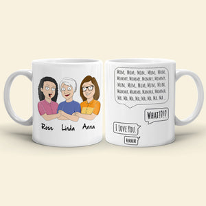 Mother I Love You Personalized Mug - Coffee Mug - GoDuckee
