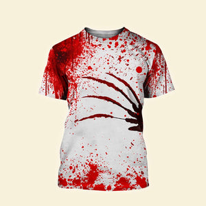 Blood Splatter Shirts - It's Fine Everything Is Fine All - For Horror Movies Fan - AOP Products - GoDuckee
