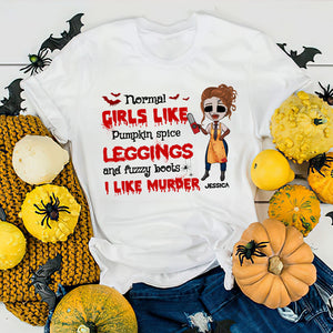 Girl I Like Murder - Custom Shirts - Shirts - GoDuckee