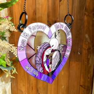 Personalized Gifts For Couple Suncatcher Window Hanging Ornament 03qhqn290524 - Ornaments - GoDuckee