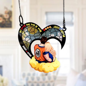 Personalized Gifts For Couple Suncatcher Window Hanging Ornament 05htti040624hh - Ornament - GoDuckee