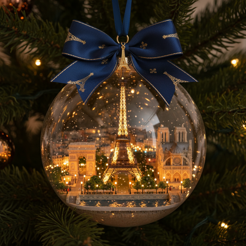 Famous Landmark Christmas Ornament Personalized Gifts For Travel Lovers 03hytn211125 - Ornament - GoDuckee