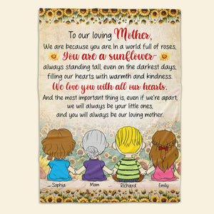 Personalized Gifts For Mom Blanket 01kaqn231224hg - Blanket - GoDuckee