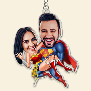 Couple, Personalized Keychain, Gift For Couple, Valentine Gift, 1OHPO260623 - Keychains - GoDuckee