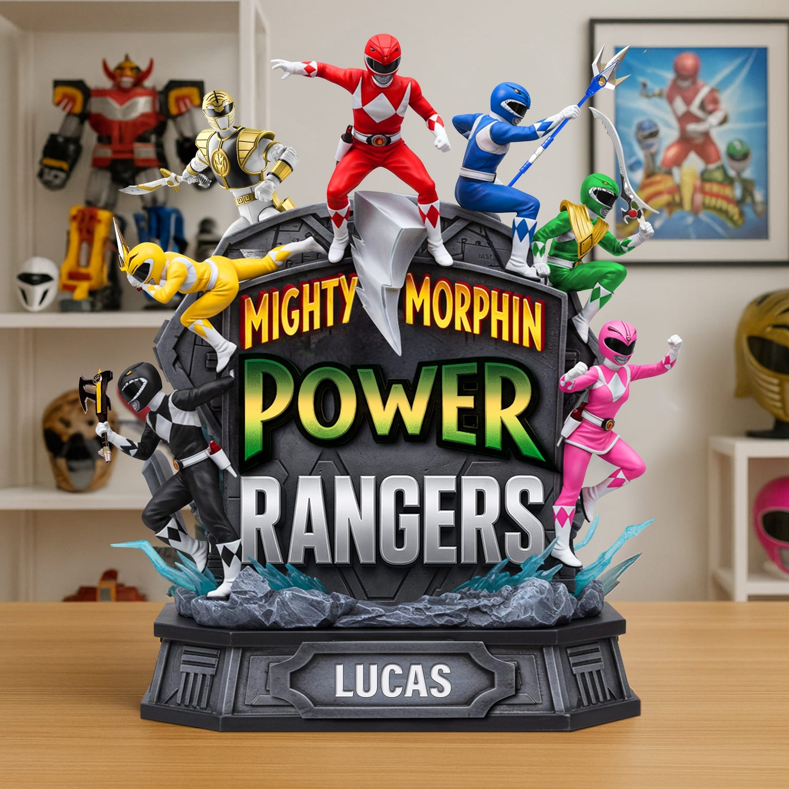 Power Squad Plaque - Personalized Gifts For Movie Fans 01qhtn060625 - Shaped Plaques - GoDuckee