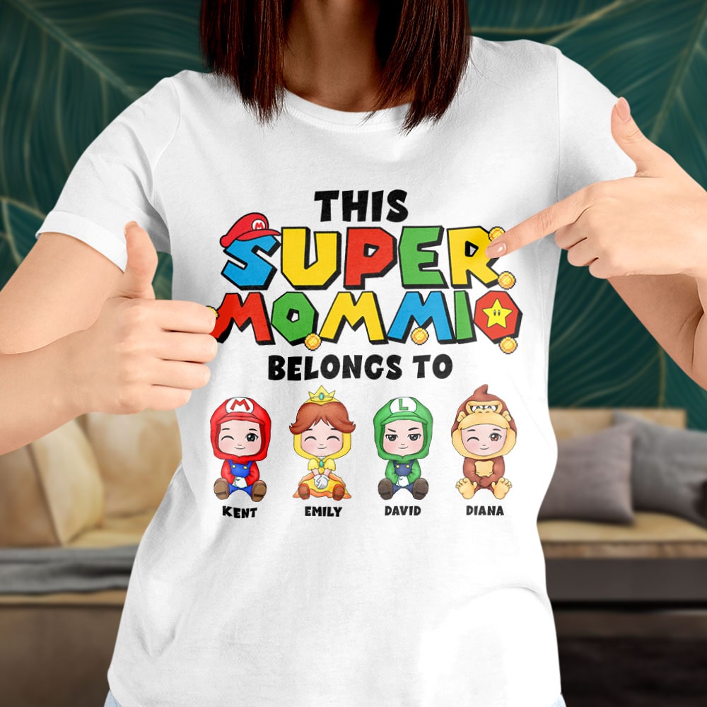This Mommio Belongs To-Personalized Shirt-Gift For Mom-Mom Shirt-03dnqn240423ha - Shirts - GoDuckee