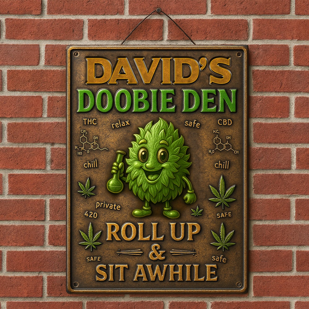 Green Stuff Metal Sign - Personalized Gifts For Smokers 02totn290525 - Metal Signs - GoDuckee