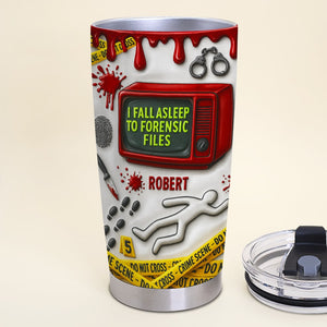 Crime Scene Tumbler, Personalized Gifts For True Crime Fans 03totn090825 - Tumbler Cup - GoDuckee