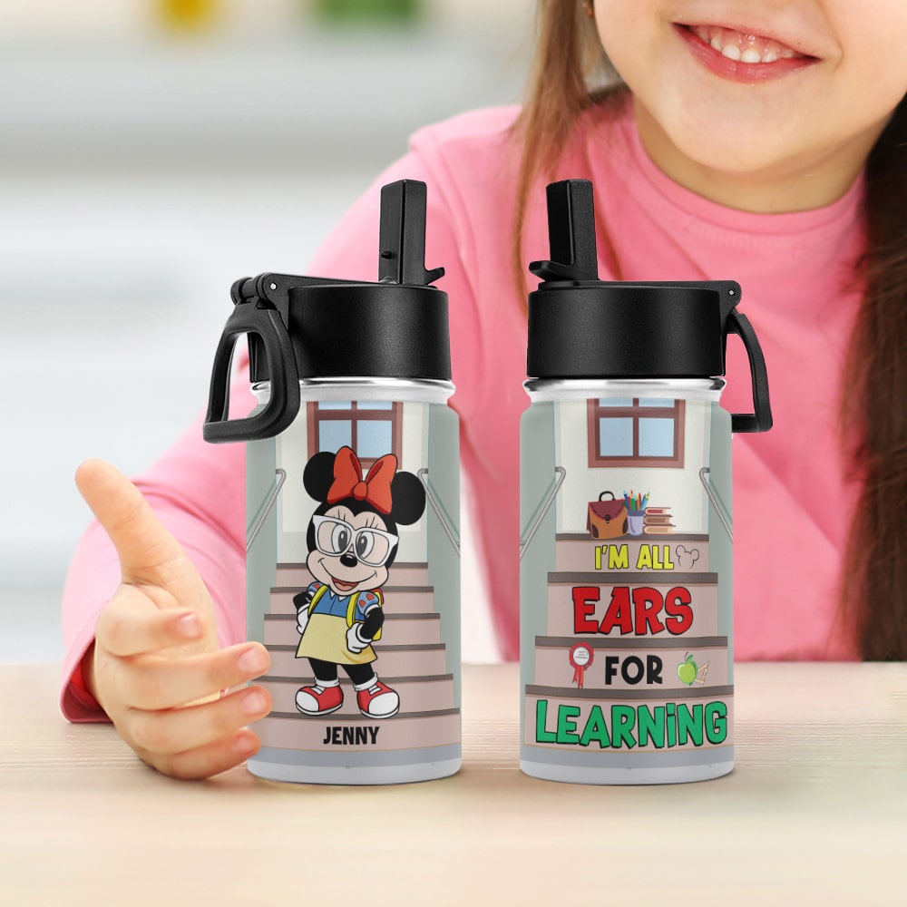 I'm All Ears For Learning, Personalized Kid Tumbler, Gift For Couple, 03DNTN270623 - Kid Tumbler - GoDuckee