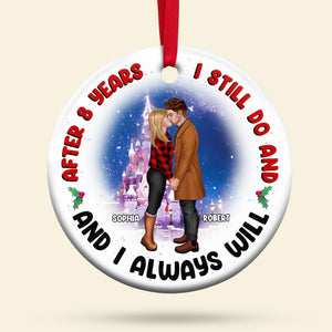 Personalized Couple Ceramic Ornament - Christmas Gift For Couple - 04OHPO061123PA - Ornament - GoDuckee